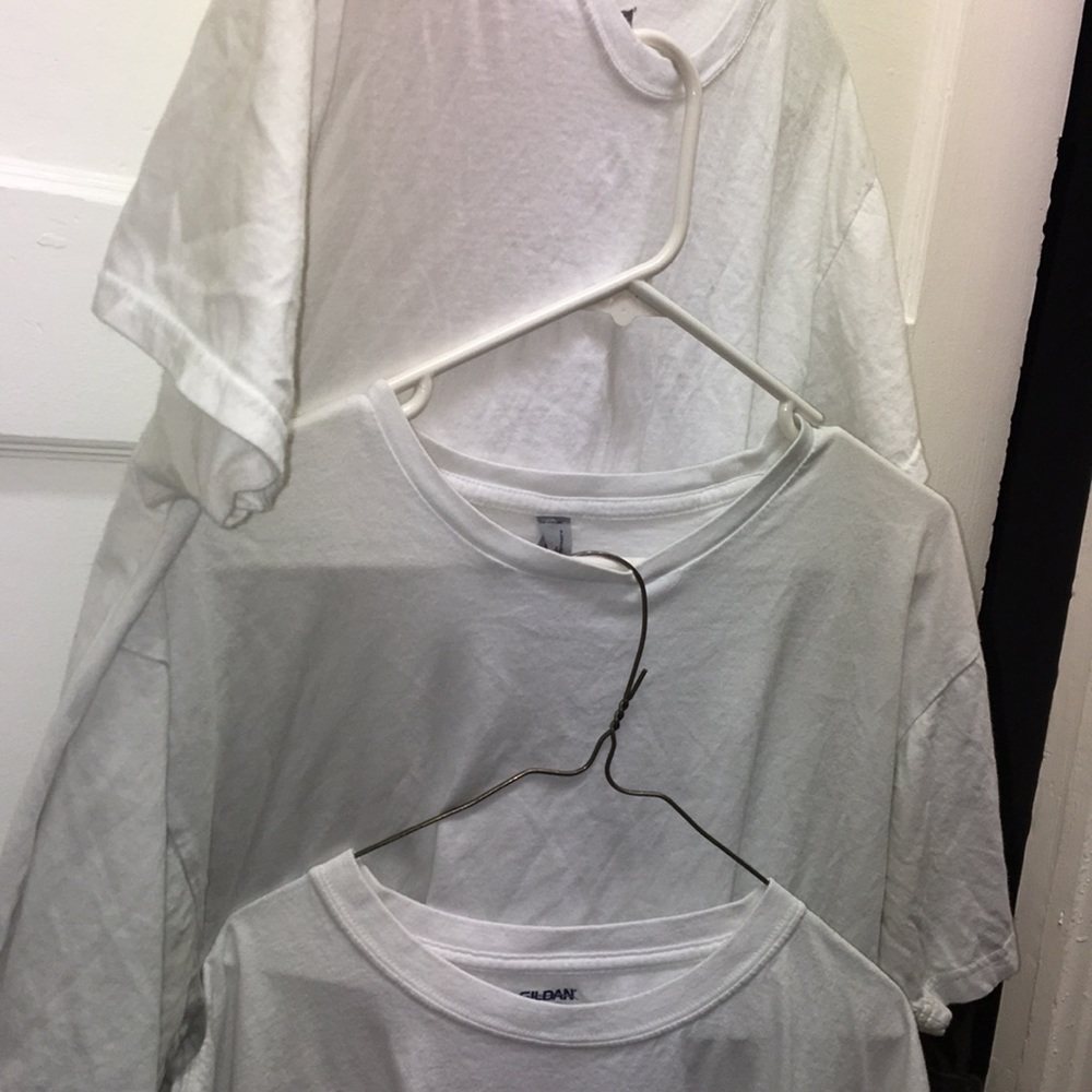 3 White T-Shirt Bundle